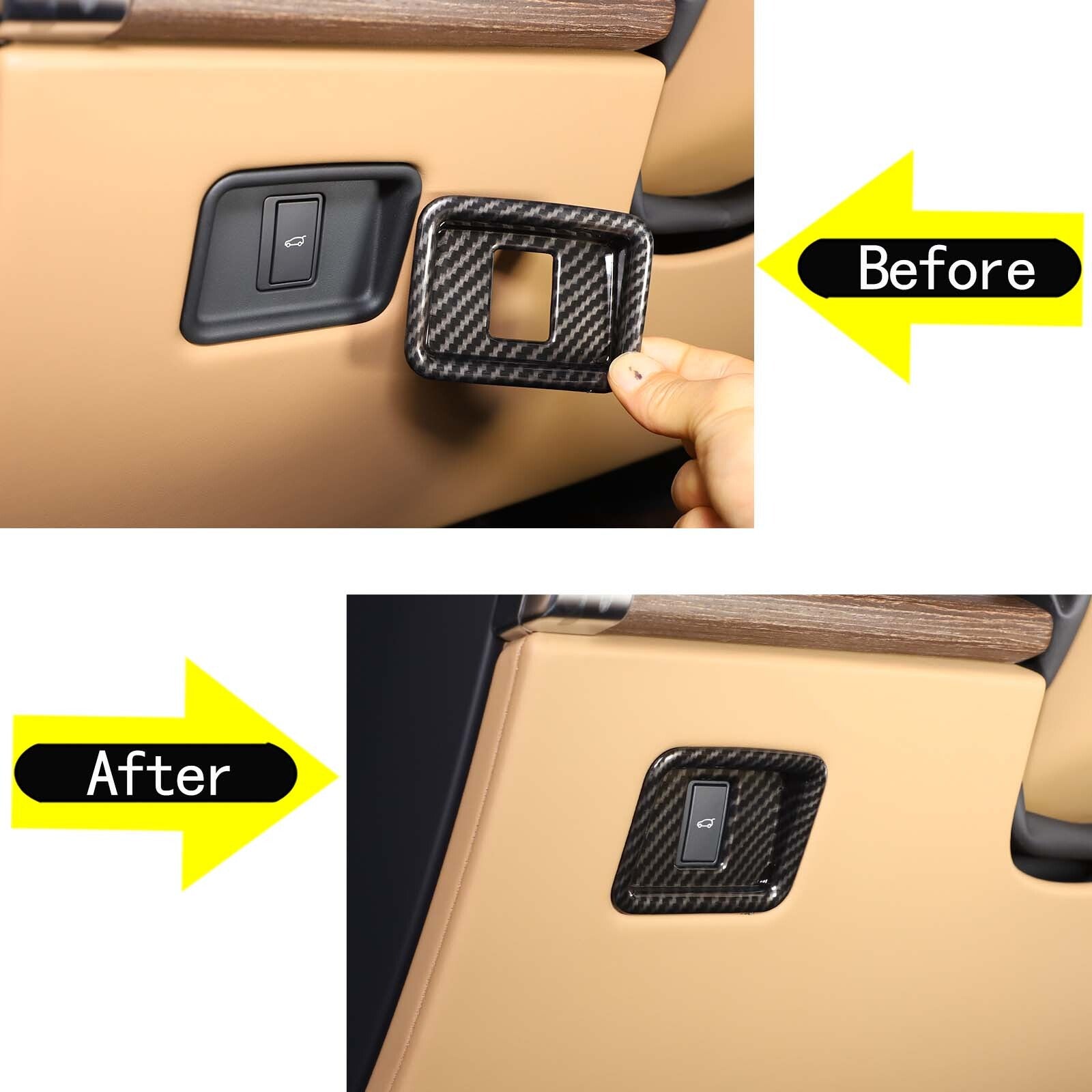 Carbon ABS Engine Bracket Anti-Vibration Panel Cover Trim for Corvette C8 2020-24- v