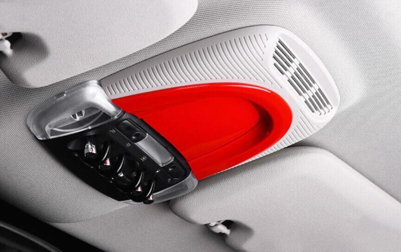 Fit for Mini Cooper Clubman F54 Bright Red Front Reading Lamp Frame Cover Trim