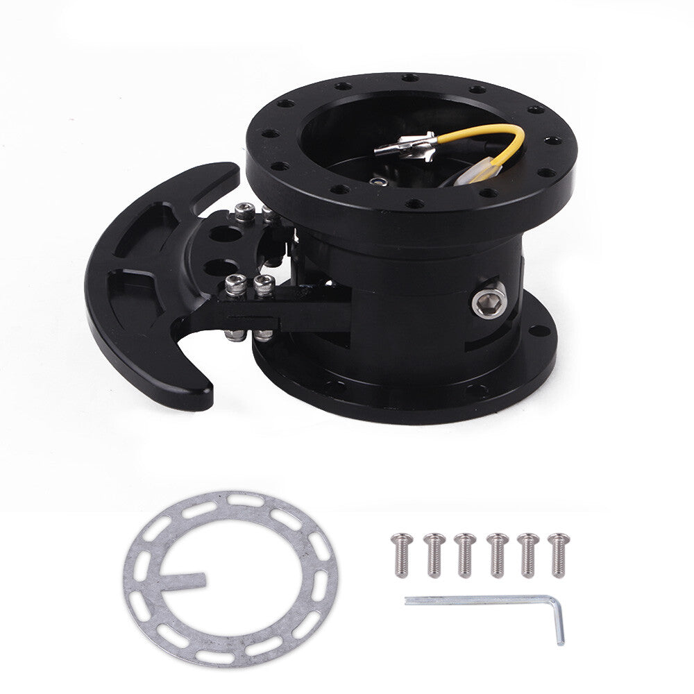 BK Quick Release Hub Steering Wheel Kit Adapter Body Removable Snap Off Boss Kit