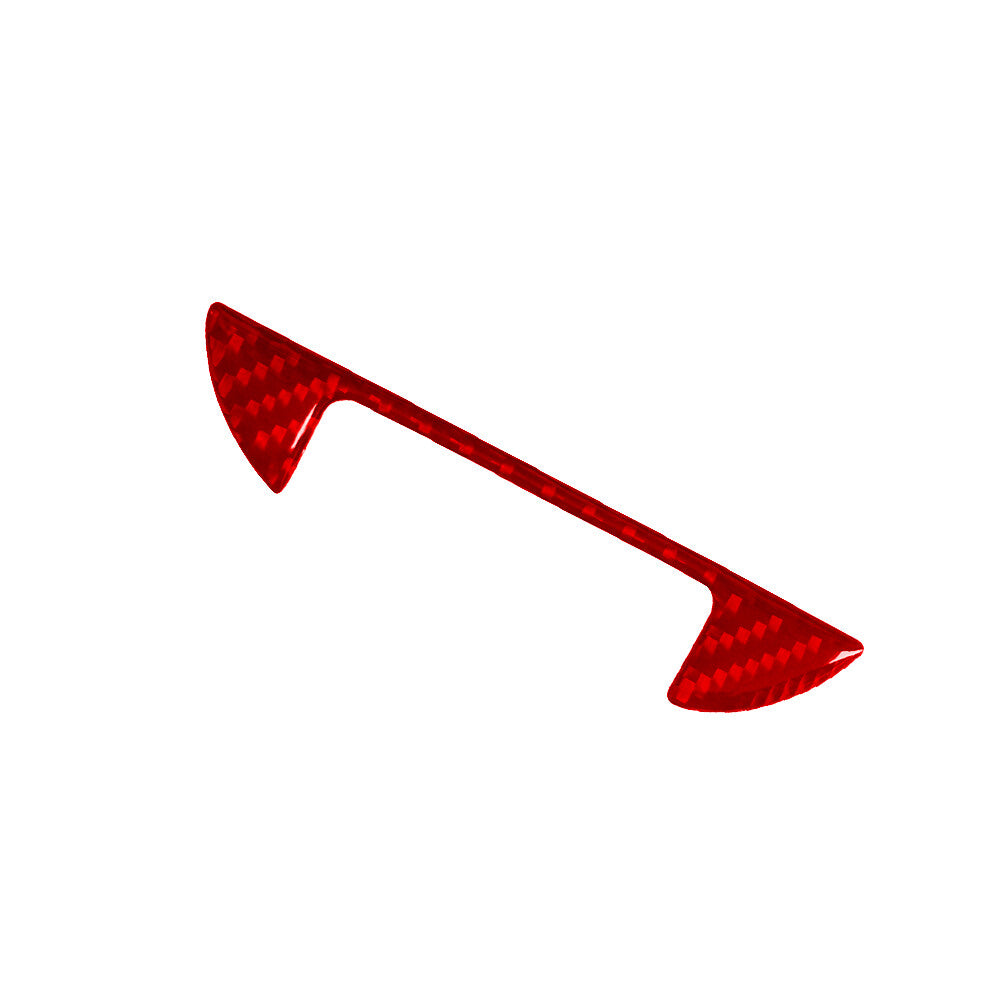 Red Carbon Fiber Switching Console Bar Trimming for Land Rover Discovery Sport 15-19