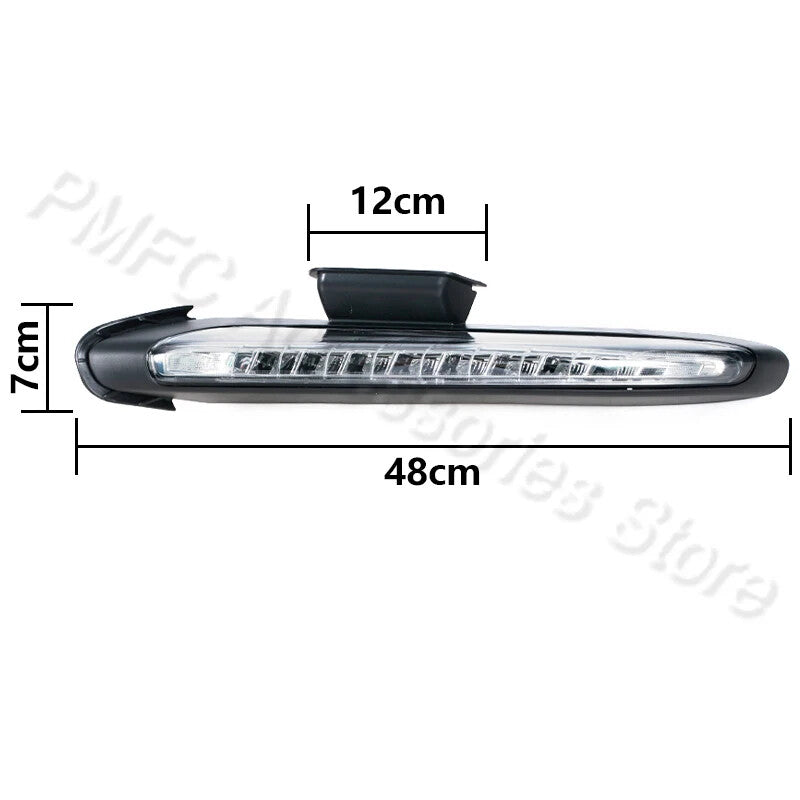 Pair LED DRL Daytime Running Light for Porsche for Cayenne 958 Turbo Style 2011-2018