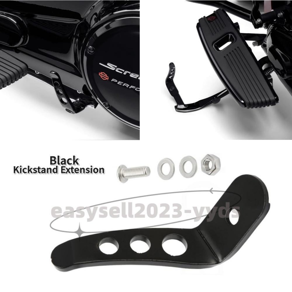 Black Stand Kickstand Extension Fits for Harley Touring Street Glide 1991-2022