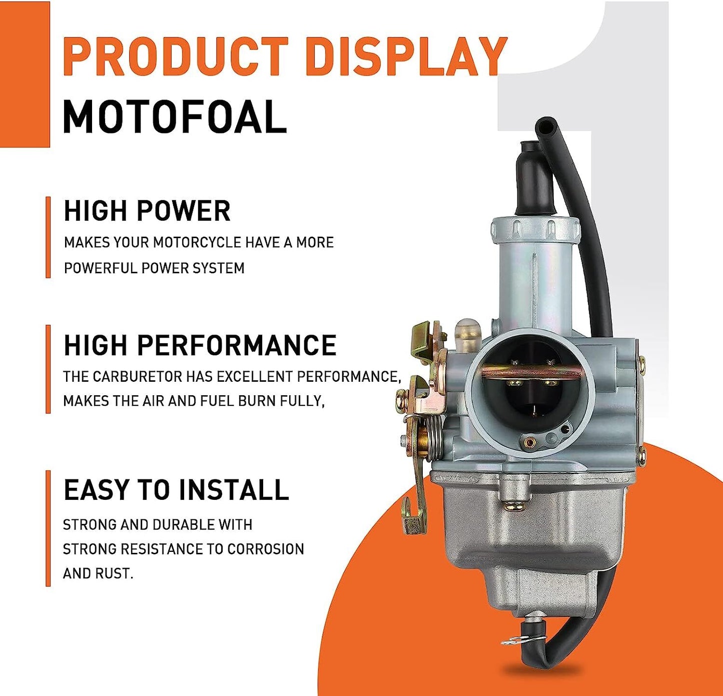 0455075Carburetor for POLARIS PHOENIX 200 2005-2017 Sawtooth 200 2006-2007 Carb