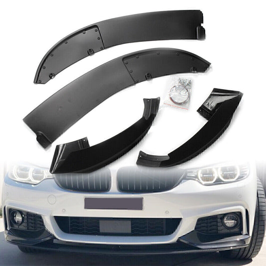 M Sport Front Bumper Lip Front Spoiler Fit for BMW F32 F33 F36 4 Series 2014-2020 19 Q