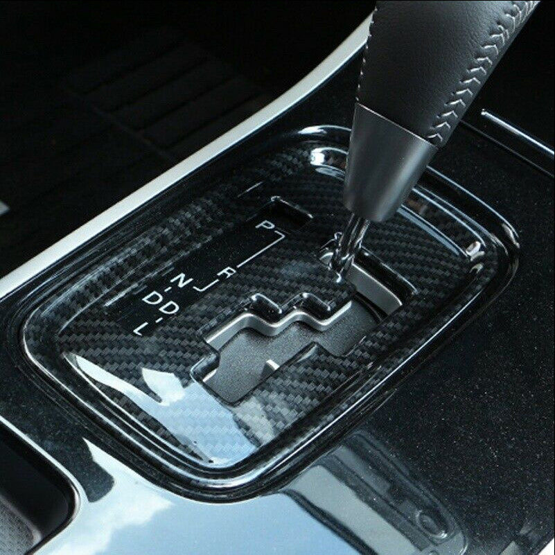 1Carbon Fiber Car Gear Shift Panel Cover Trim for Mitsubishi Outlander 2013-2020