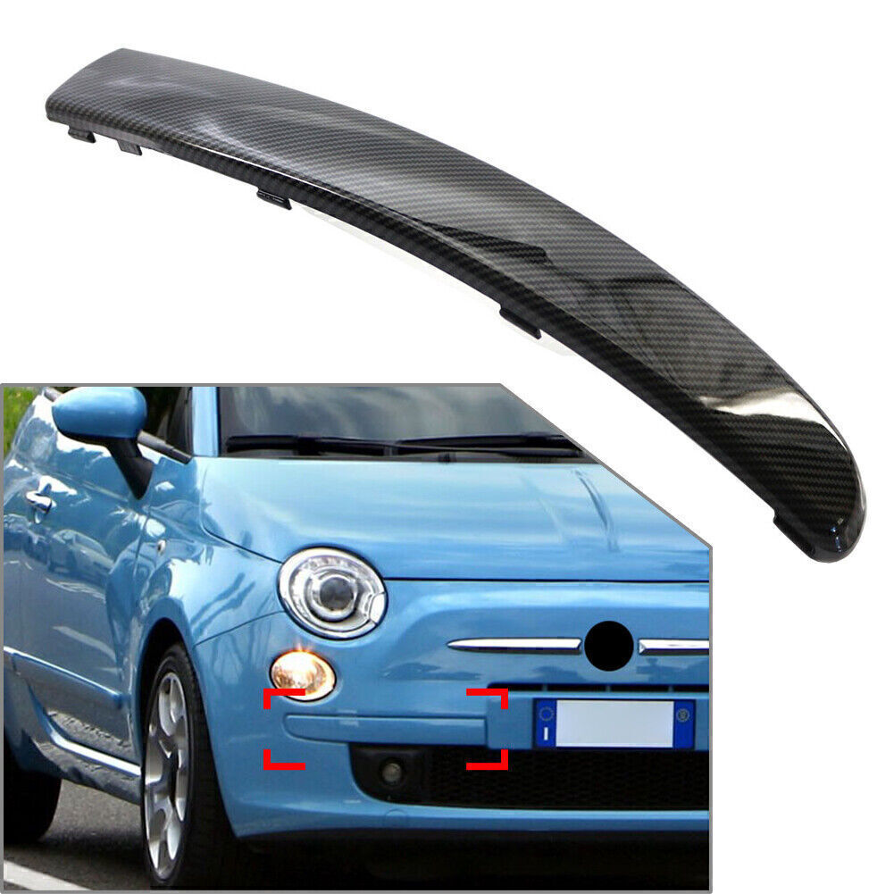 for Fiat 500 2007-15 2008 2009 2010 11 12 Front Right Side Bumper Moulding Trim