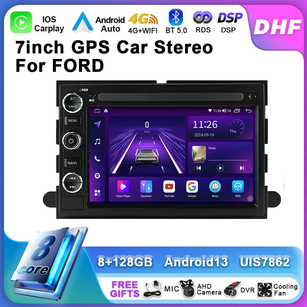 for Ford / for Mustang / for Lincoln /Freestyle Android Car Radio CarPlay Player GPS Screen
