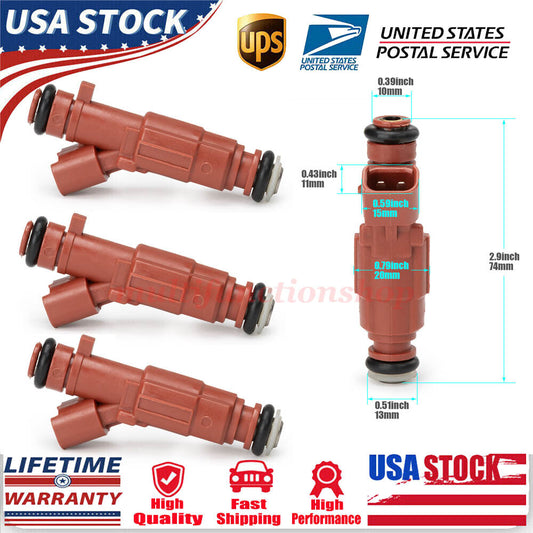 4PCS Fuel Injector for KIA for Hyundai for Elantra 1.8L 2.0L 2011 2012 2013 35310-2E000