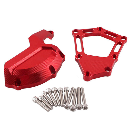 Engine Stator Starter Cover Slider Protector Set Fit for BMW S1000RR 2009 - 2014 Red Q