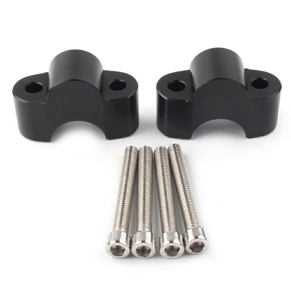 Handle Bar Riser Adapter Risers for KAWASAKI Z900RS Z900 RS 2018 - 2020 Blk