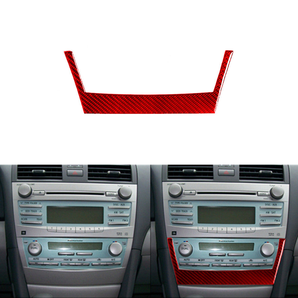 8x Red Carbon Fiber Door Bowl Handle Cover Trim For X5 E70 X6 E71 2008-2013 v