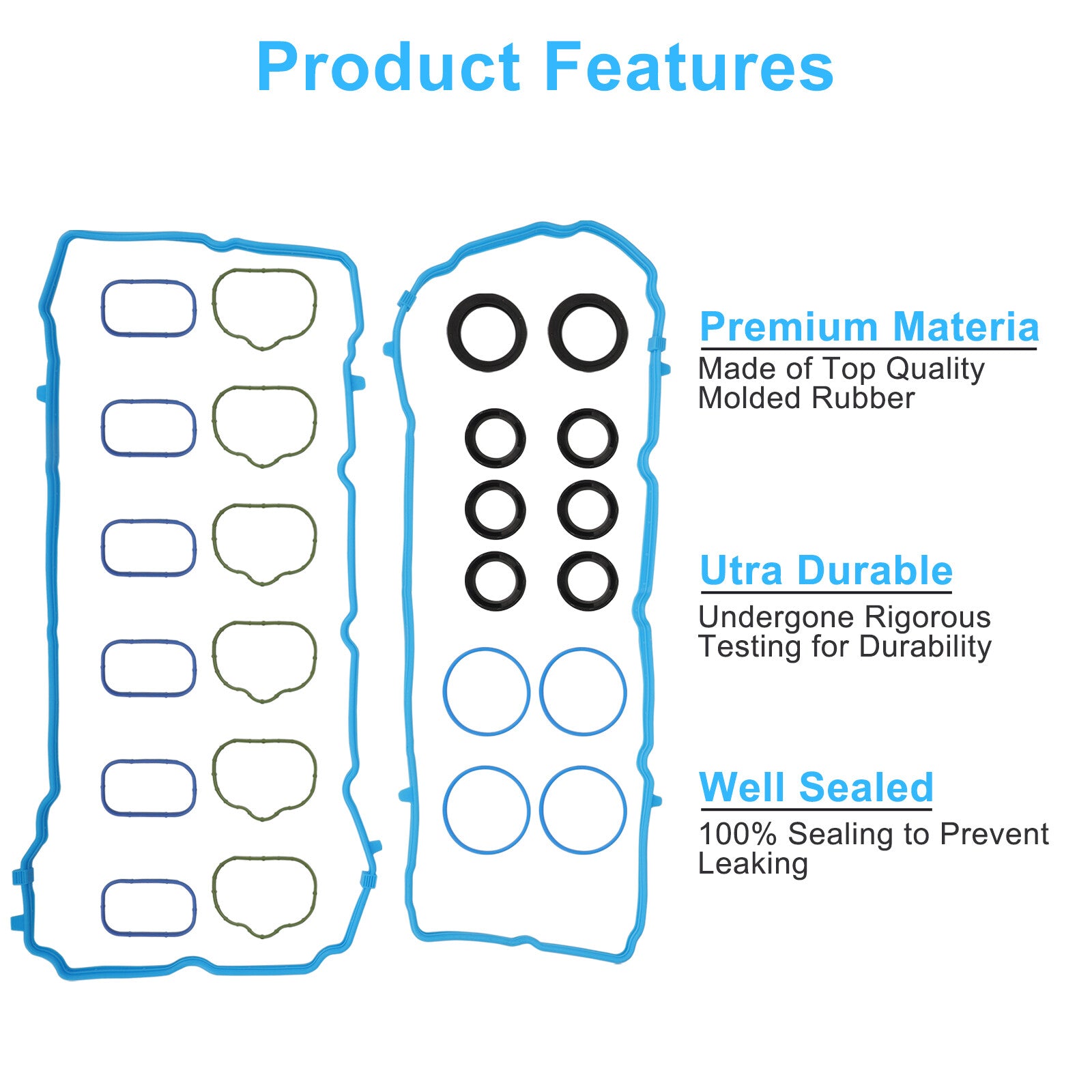 Valve Cover Gasket Kit VS50805R for Chrysler for Dodge for Jeep for Ram 2011-2016 3.6L