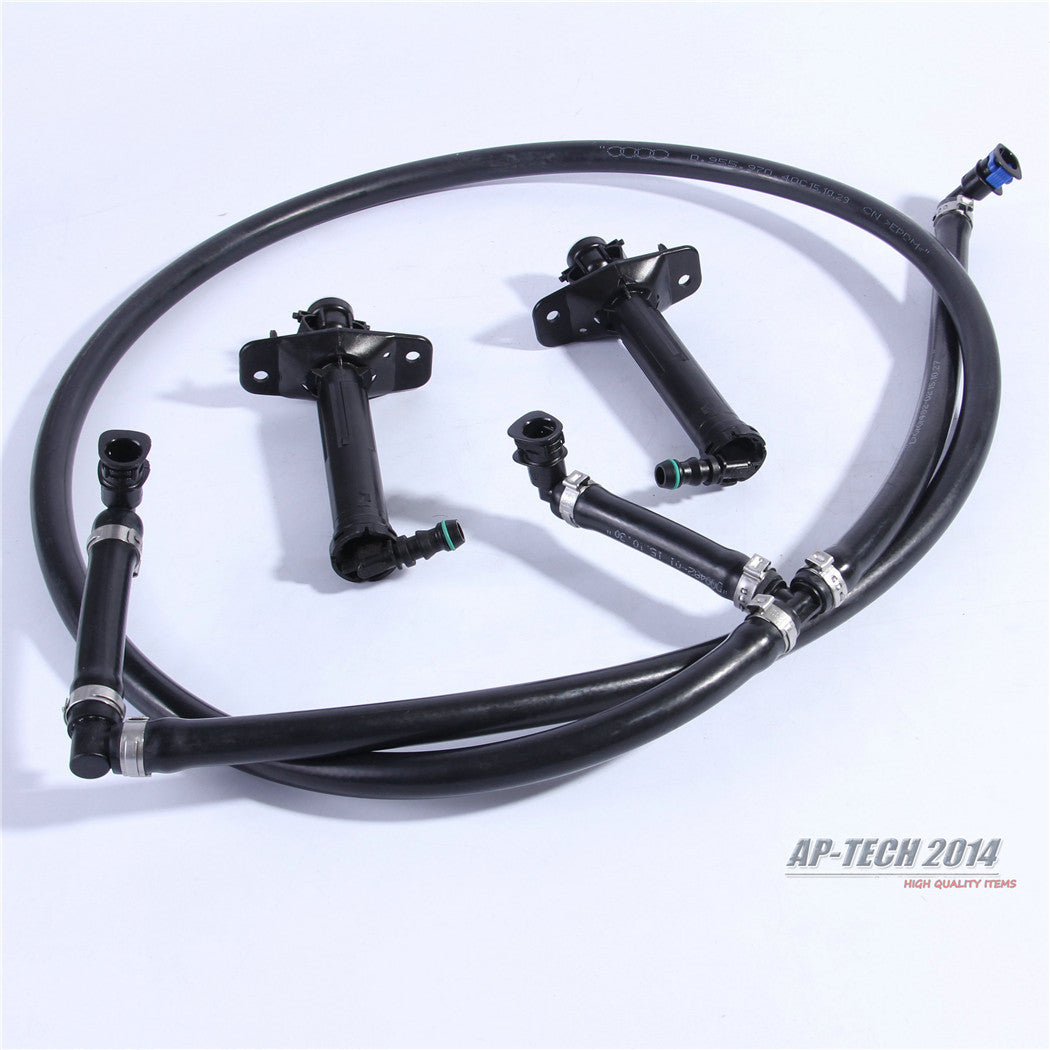 Left &Right Headlight Washer Sprayer Nozzle Hose Fitfor AUDI for A6 S6 Avant quattro Q