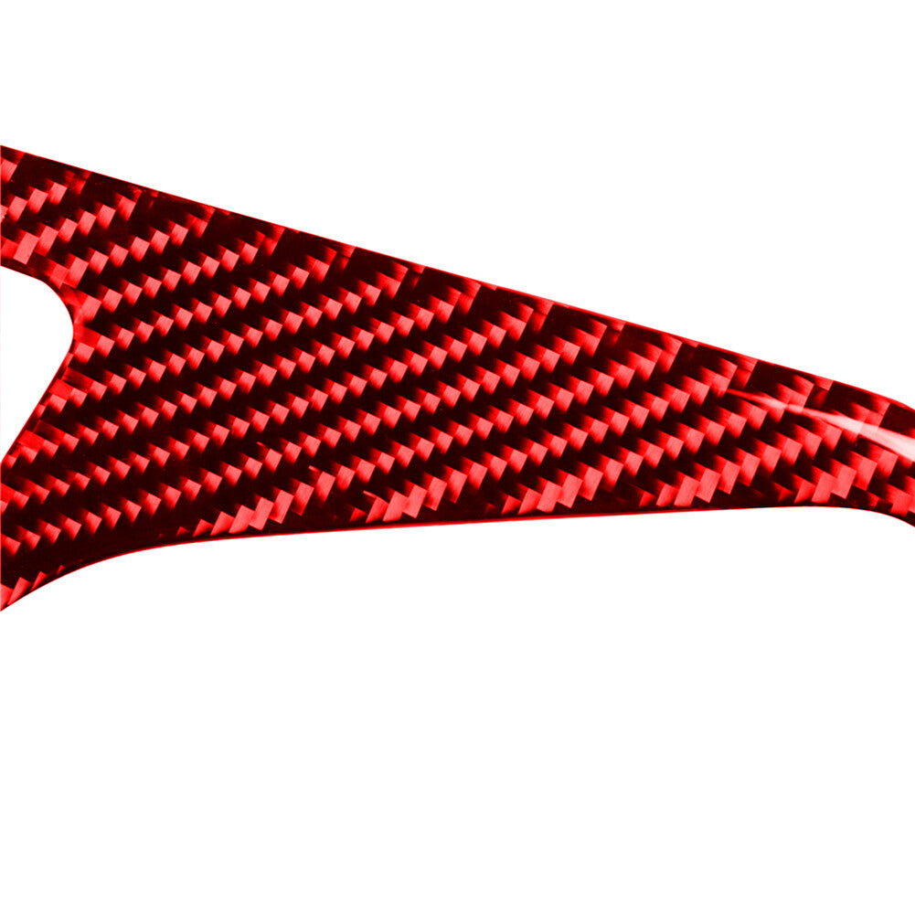 Red Carbon Fiber Above Console Storage Outer Cover For Sonic 2012-2016 v