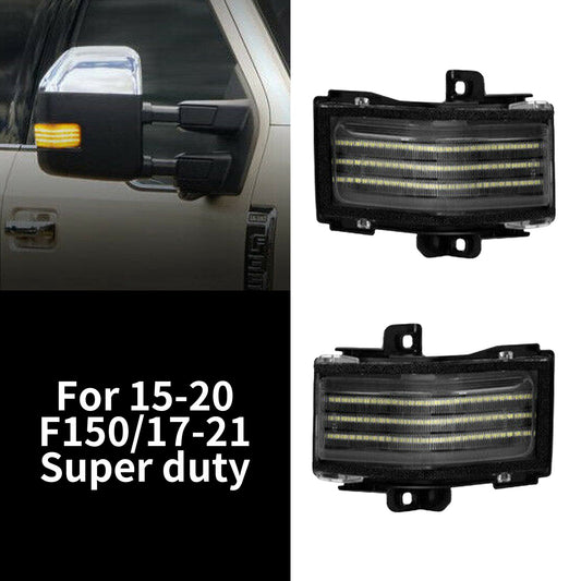 New LED side traction mirror light assembly parts suitable for 2015-20 F150/2017-2021