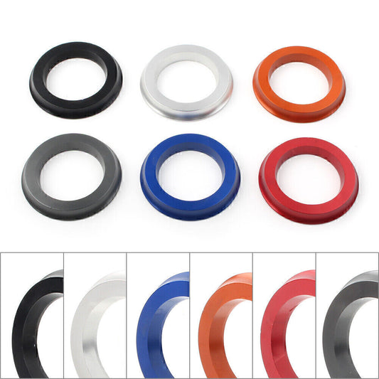 Motorcycle Ignition Key Switch Ring Cover Key Hole Circle Cap Cover Universal