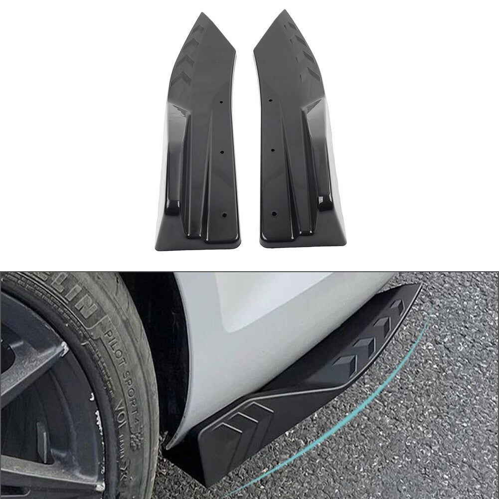 Universal Car Rear Bumper Strip Lip Spoiler Diffuser Splitter Protector Black
