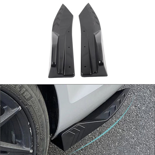 Universal Car Rear Bumper Strip Lip Spoiler Diffuser Splitter Protector Black