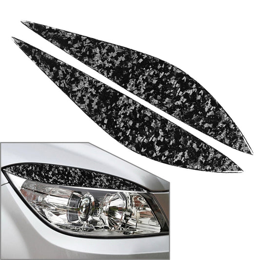 Headlight Eyebrow Eyelid Cover for Mercedes Benz C Class W204 2007-2013