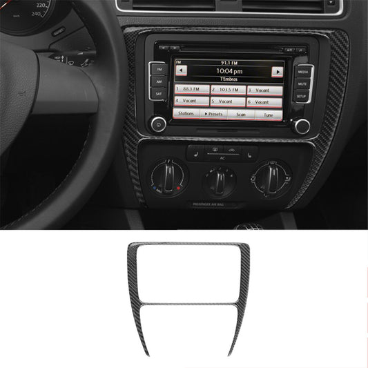 NEW Carbon Fiber Style Cup Holder Frame Cover Trim for 2017-2023 for Mazda CX-5 v