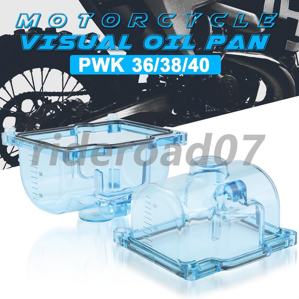 Motorcycle Carburetor Clear Float Chamber Carb Bowl Fits for PWK 36 38 40 Crab