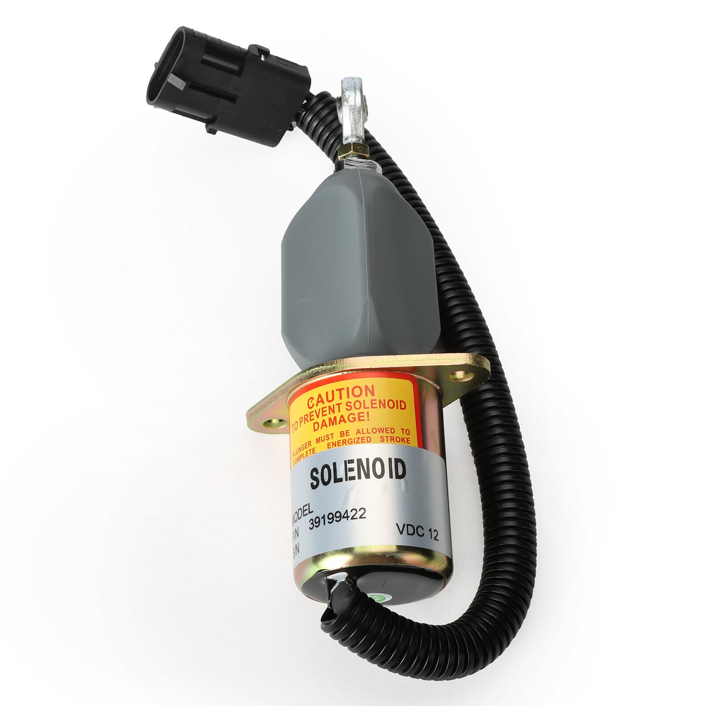 12-volt fuel shut-off solenoid valve suitable for C&B 5.9L and 8.3L fuels 3919422 SA-4026-12- v