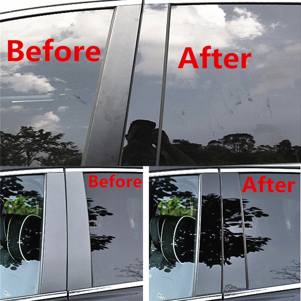 4pcs Car Window B Pillar Post Trim DIY Accessories Fit  for ford  F150 2015-2021