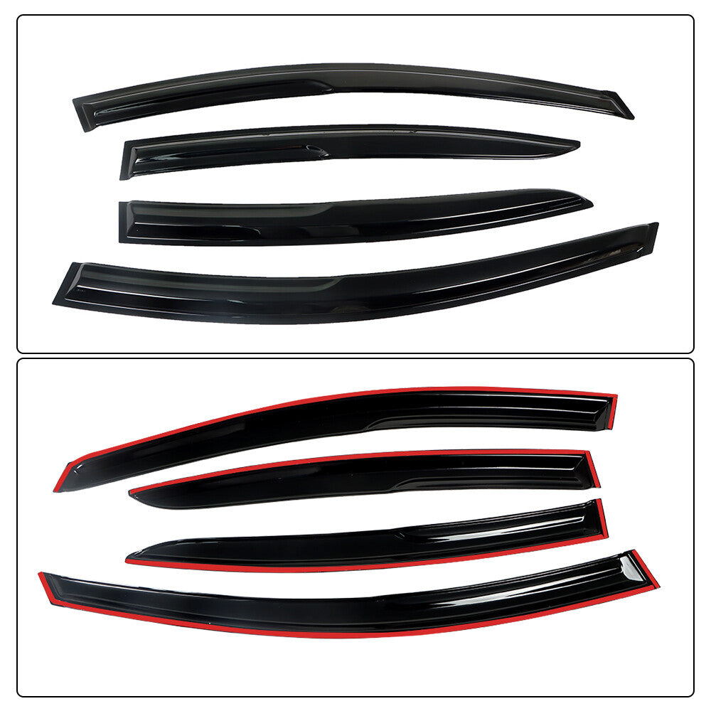 Chimney visor with rainproof ventilation opening suitable for 2017-2019 2020 for Hyundai for Elantra . n