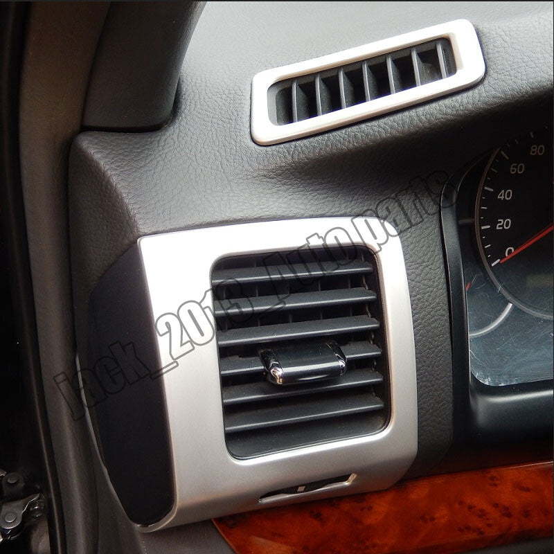 4PCS Dashboard Air Vent Outlet Frame Trim Cover for Toyota prado fj120 2003-2009