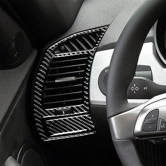 Real Carbon Fiber Car Air Vent Outlet Cover Trim for BMW Z4 E85 2003-2007 2008