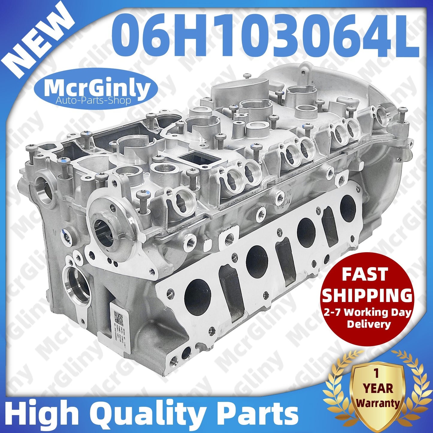 Suitable for Audi A4, A5, A6, Q5, TT, CAEB 2.0T 06H103064L cylinder head assembly with valves. n