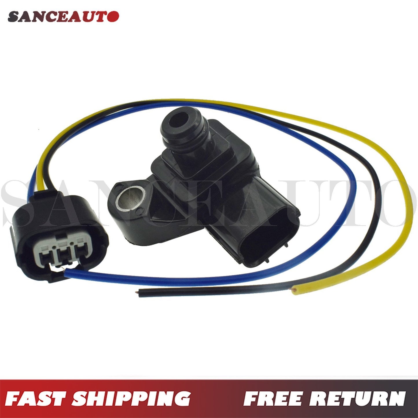 MAP manifold pressure sensor with connector for Acura ILX MDX Accord 37830RNAA01- n