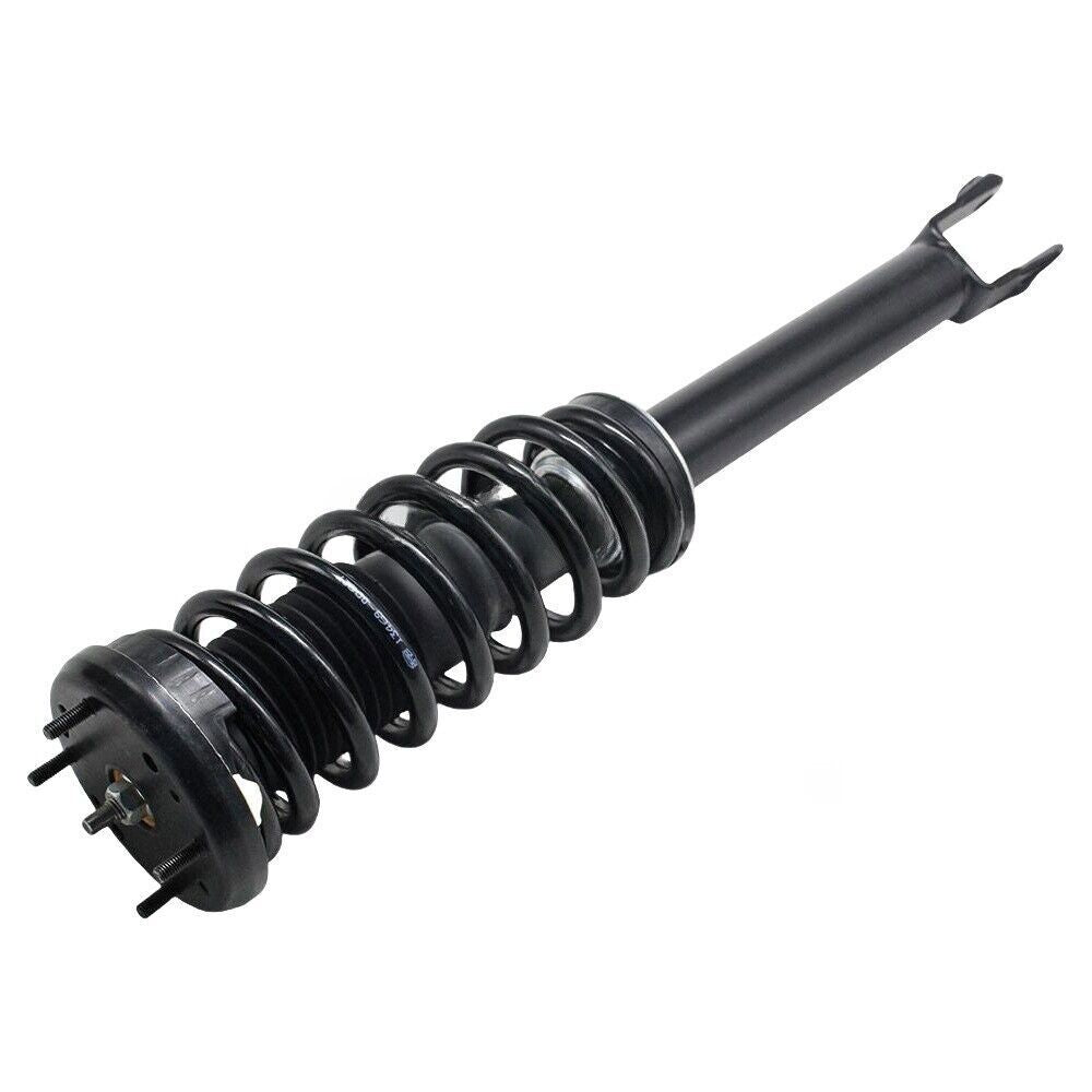 pair of front shock absorber strut assemblies with electric adjustment for Jaguar XJ XJR X351 RWD 2010-2019