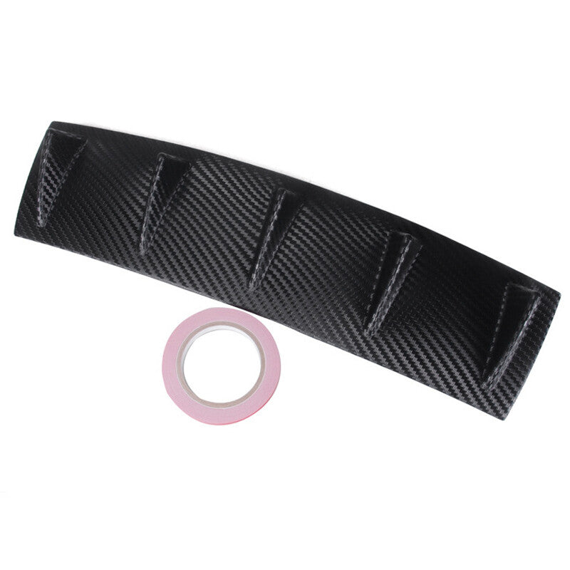 Carbon fiber ABS automotive SUV fin 5-wing diffuser rear bumper chassis parts - n