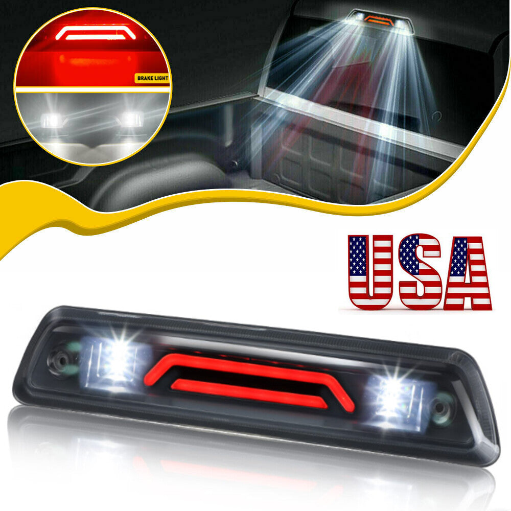 Smoke 3rd Third Brake Light LED Rear Reverse Tail Cargo Lamp for FORD F150 09-14