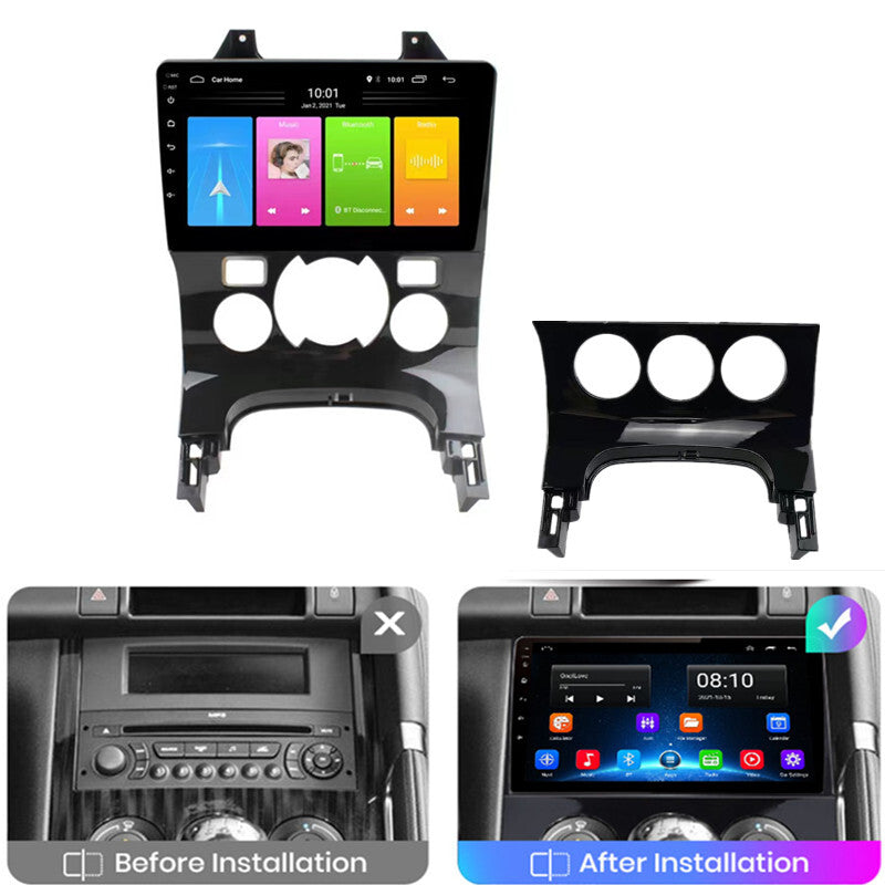 9inch Car FM Radio for Peugeot 3008 09-15 Android Multimedia Navigation GPS WiFI