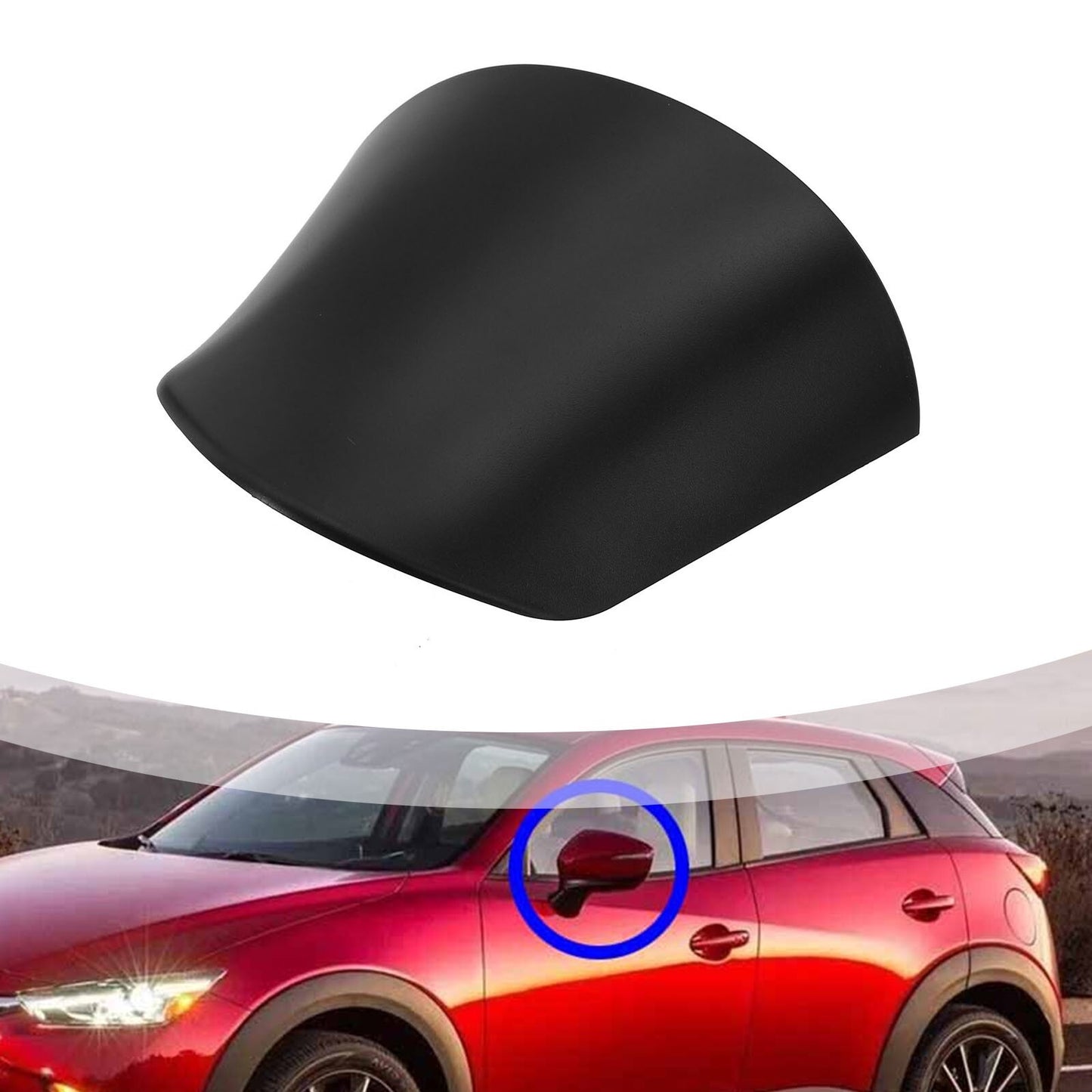 Car Left Side Mirror Lower Cover for Mazda CX-3 2016-2019 CX-5 2015 2016 New v