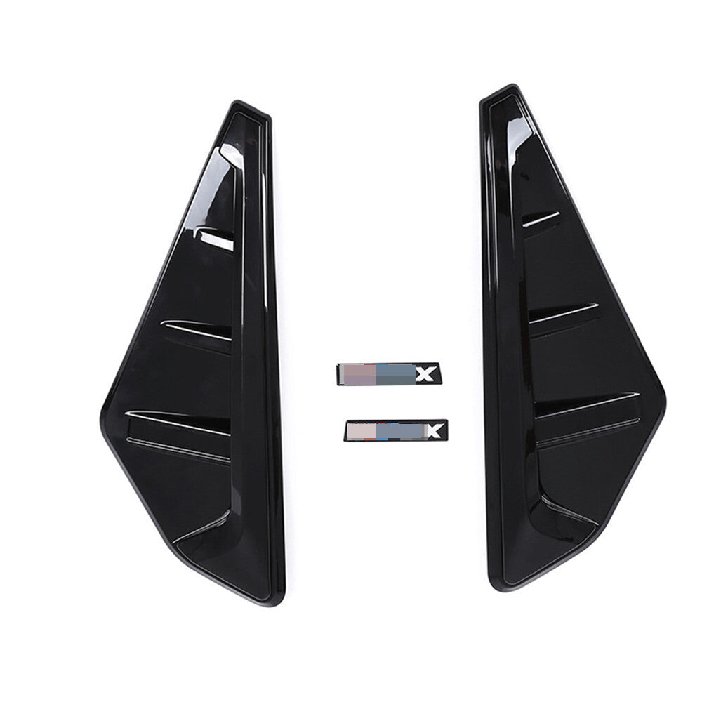 Glossy Black ABS Side Fender Air Vents Outlet Cover for BMW X5 X5M G05 2019-2023
