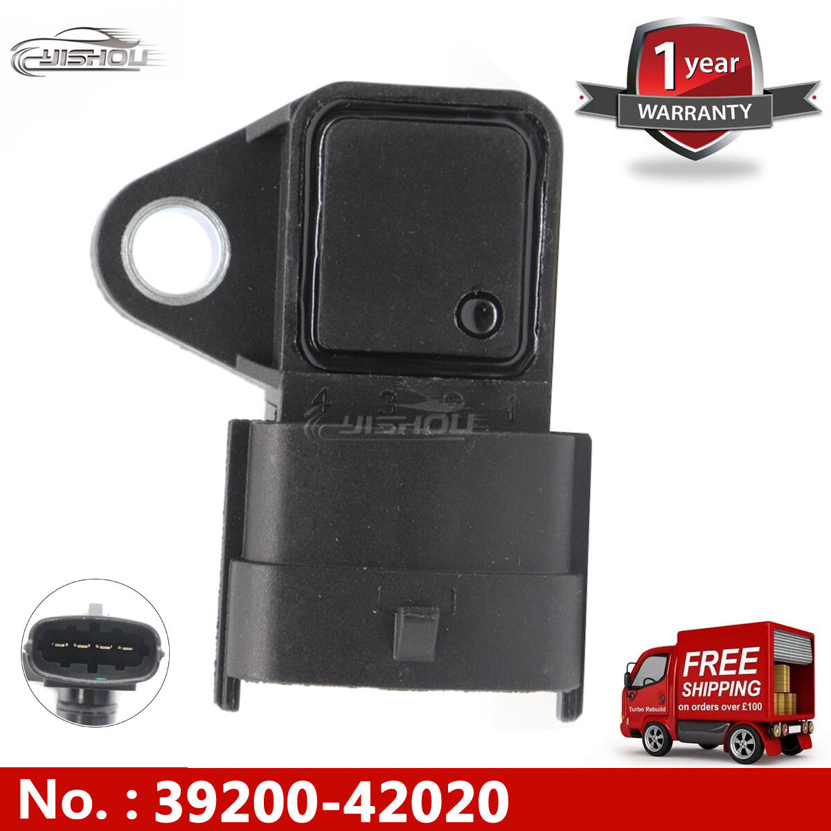 Turbocharger boost pressure map sensor 39200-42030 for Hyundai for Kia Cerato Pregio