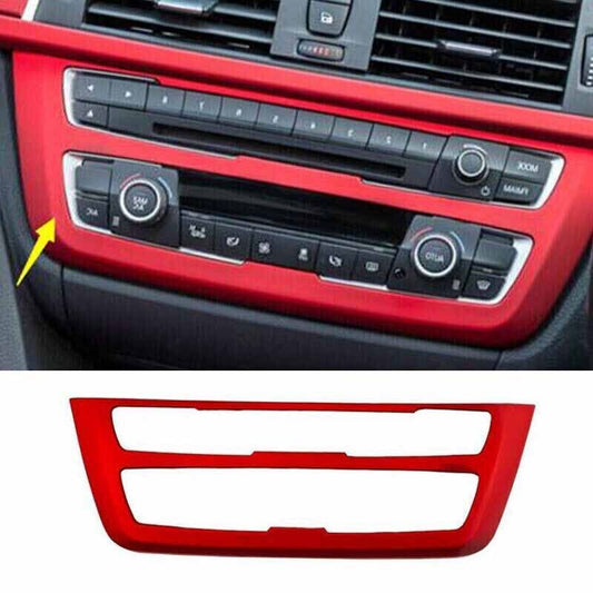 ABS Panel Trim Inner Red Console AC Switch Control for BMW 3 4 Series GT 2014-18