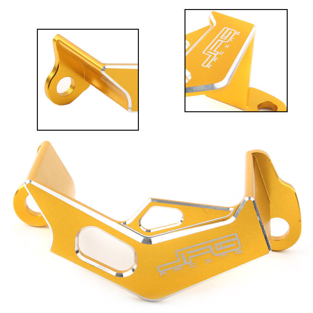 Fit RMZ250 RMZ450 RMX450 CNC Rear Brake Caliper Guard Protector Cover Gold Motor