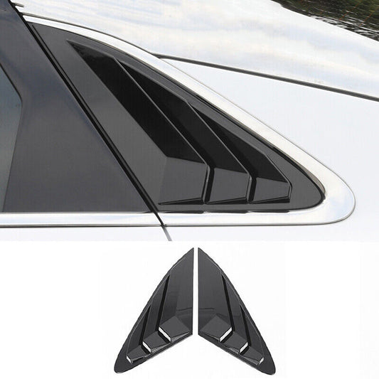 for Kia K5 2021-2023 Glossy Black Side Vent Window Scoop Louver Cover Cap Trim