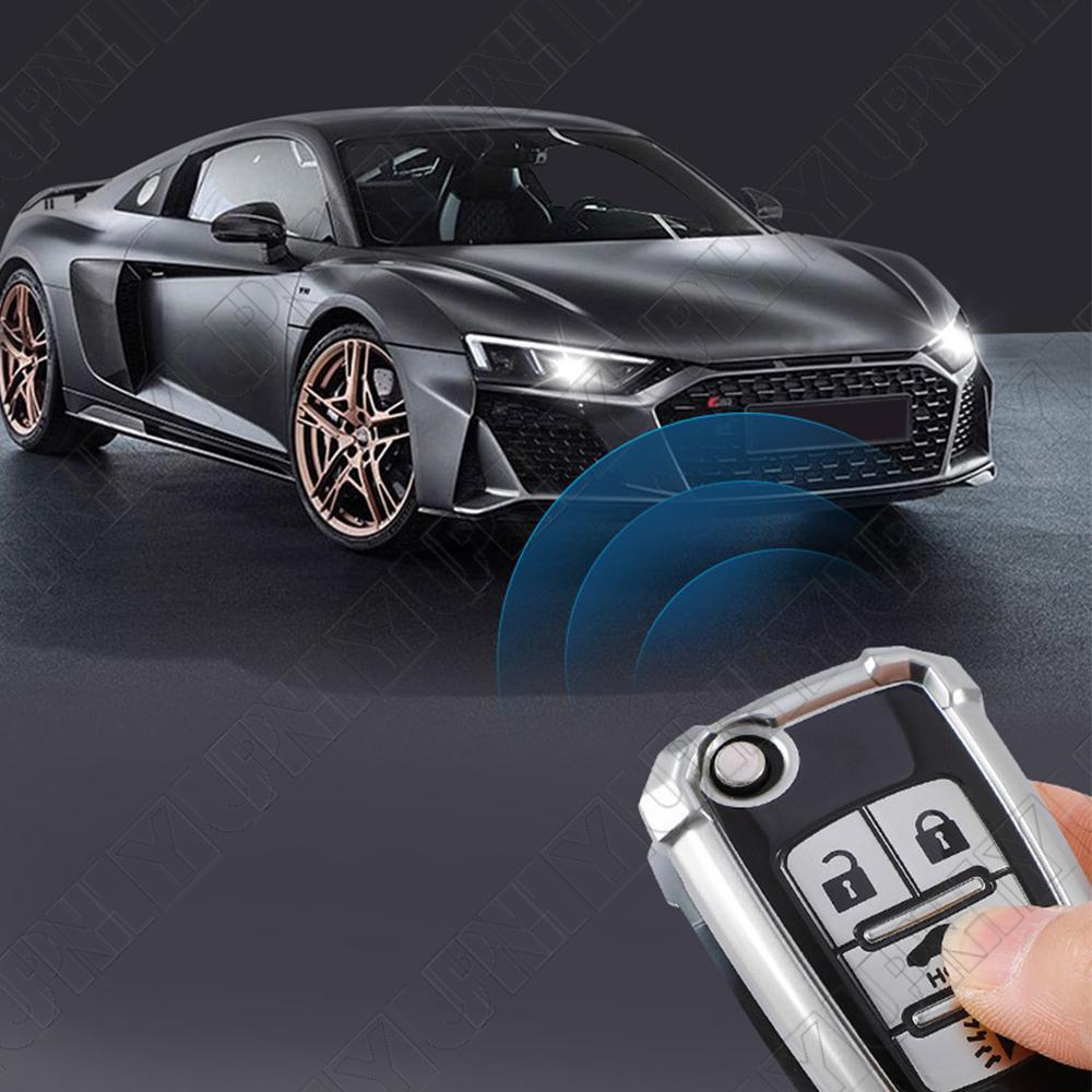 Red Folding Flip Key Cover Fob Case for Chevrolet Camaro for Cruze Equinox 4 Buttons Q
