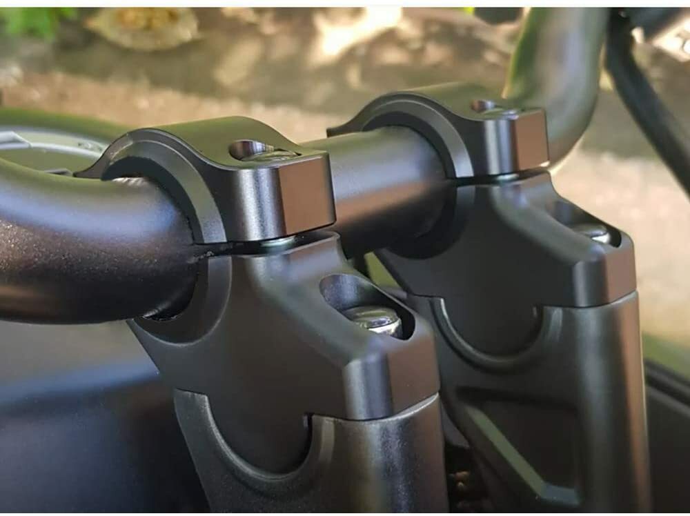 22mm 7/8 Handlebar Risers W/Clamps for Kawasaki KLR650 Z125 Z900 Z750 Z800 Z100