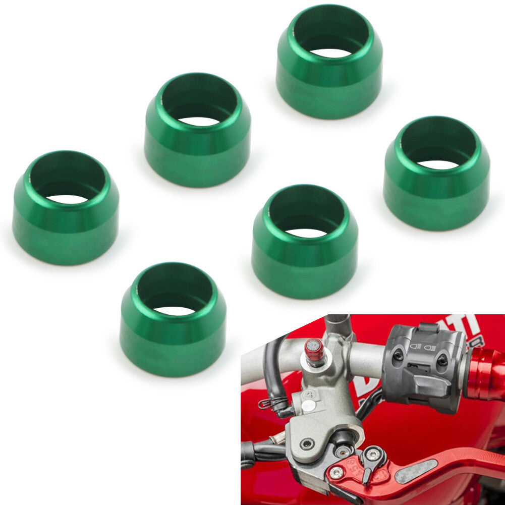 for Ducati Monster Hyperstrada Diavel Panigale Green Motor Bleed Valve Cover Kit