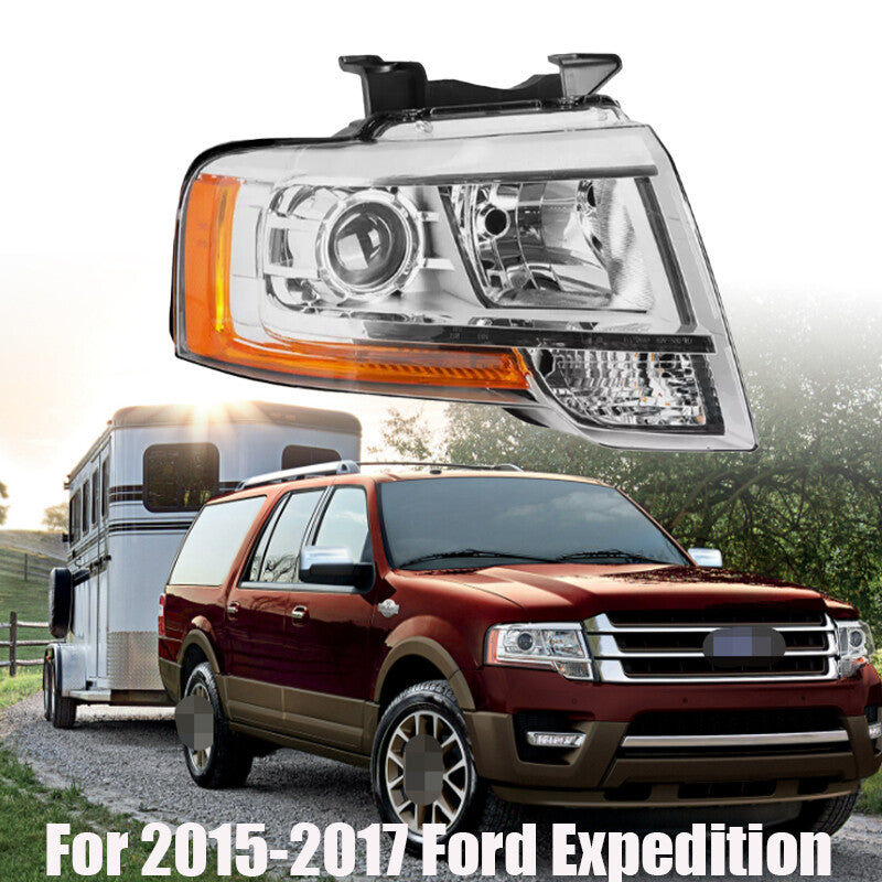 Chrome Projector Right Headlight For 2015-2017 Expedition Passenger Side n