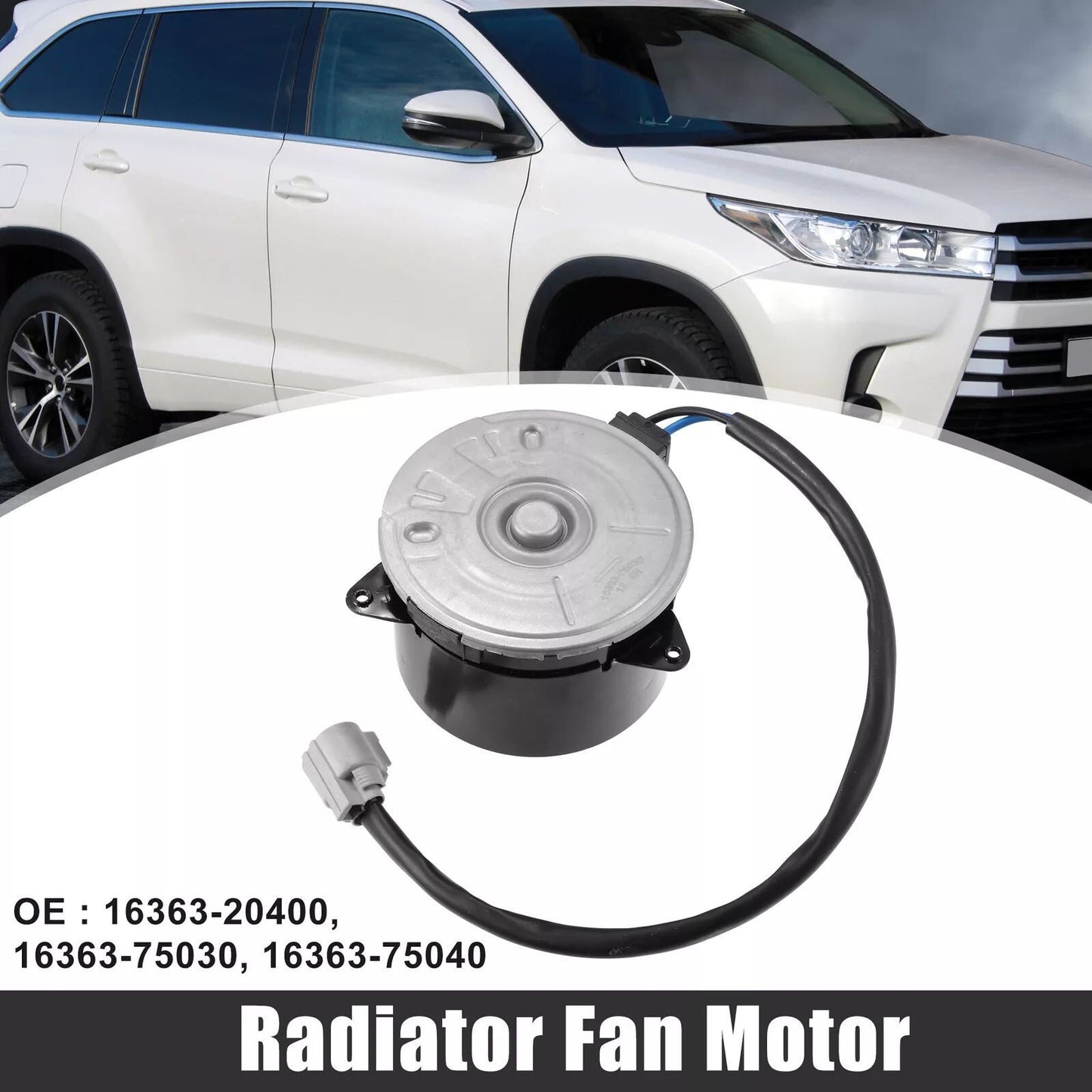 16363-20400 Radiator Fan Motor for Toyota Highlander for Lexus RX400h 06 07 08
