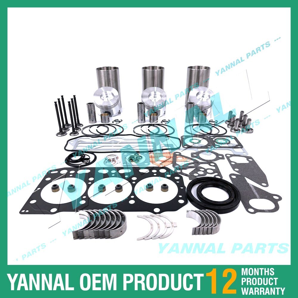 overhaul and rebuild kit for Yanmar engines 3TNE88, 3D88E-3, and 3D88.