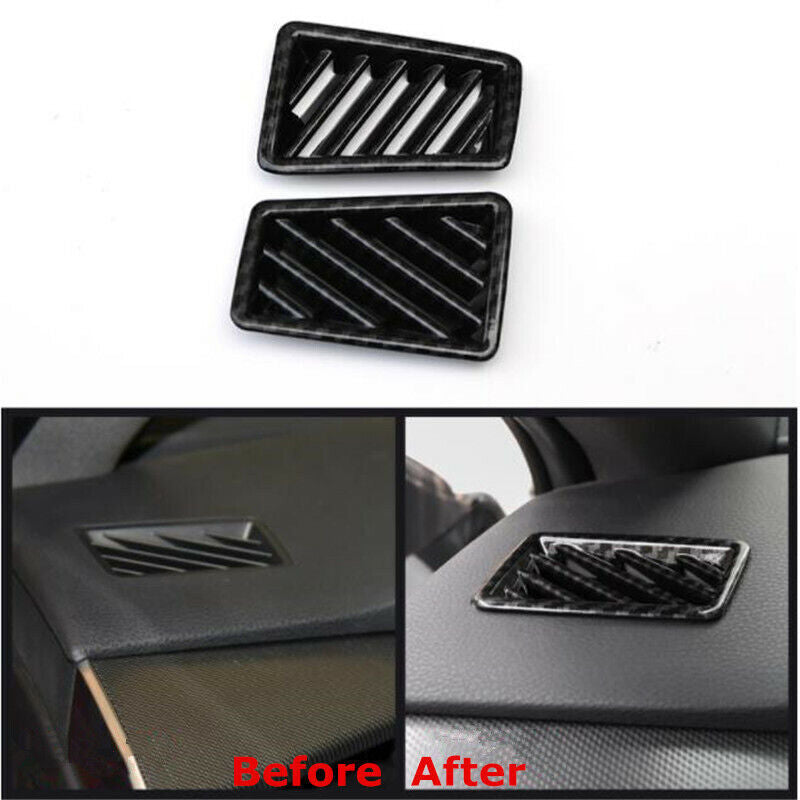Carbon fiber 2X dashboard vent cover trim for Toyota for Avalon 2019 - 2021