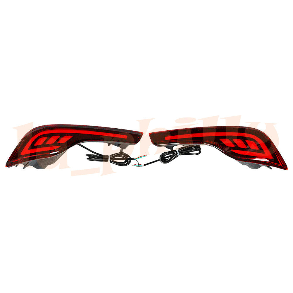Pair Rear Bumper Reflector Brake Lamp Warning Light Fit for 2017-2021 for Honda for CR-V Q